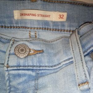 Levi's 314 Shaping Straight Jeans in Light Blue